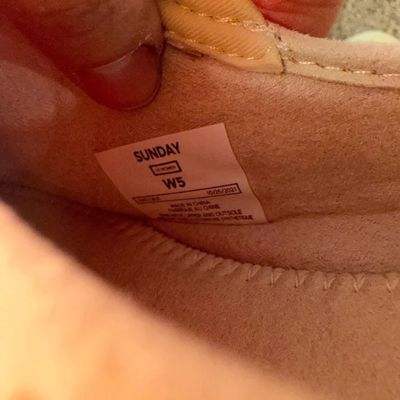 Vessi Sunday Cream Slip-On Sneakers size 5 - Picture 6 of 6